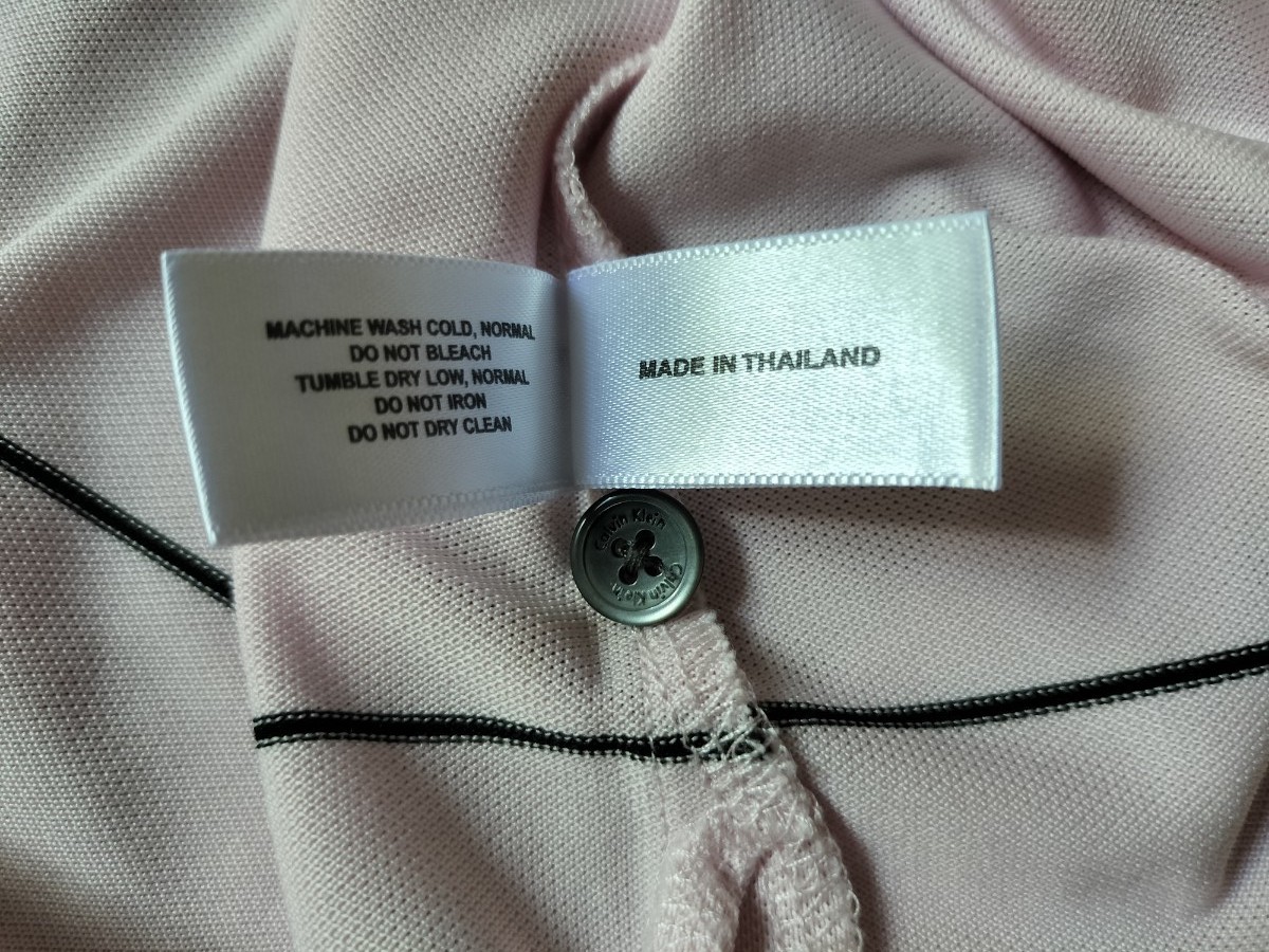 美品　Calvin Klein golf　カルバンクライン　ポロシャツ　S　薄めのサーモンピンク　LAKELANDS