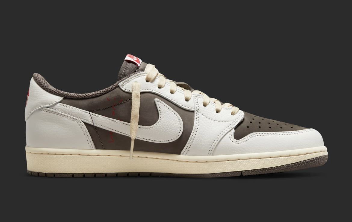 NIKE Air Jordan 1 LOW OG SP TRAVIS SCOTT トラヴィススコット　リバースモカ25.5cm_画像5