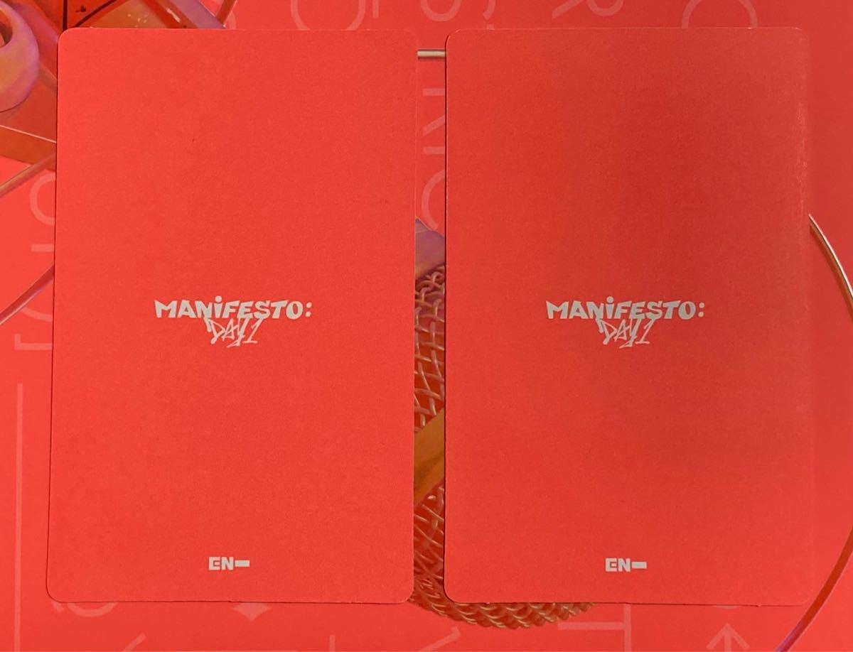 特別訳あり特価】 ENHYPEN ジョンウォンMANIFESTOトレカセット tdh