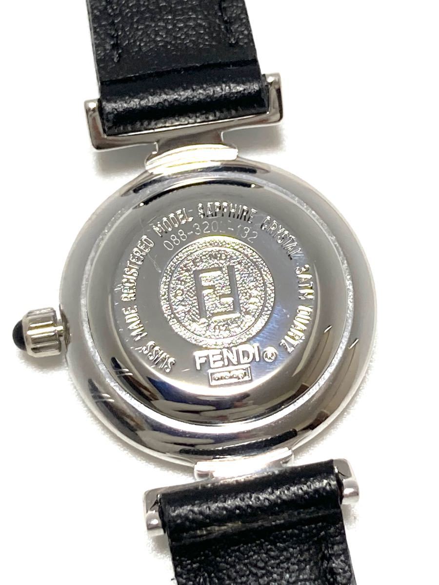 美品！　FENDI フェンディ　電池&ベルト新品交換済み　レディース腕時計