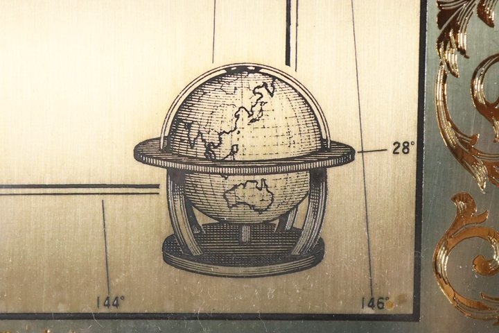 TB526額装「銀製 日本地勢全図」61.6×51.3cm◇227号/1977/伊能 TB526額装「銀製 日本地勢全図」61.6×51.3cm◇227号/1977/伊能