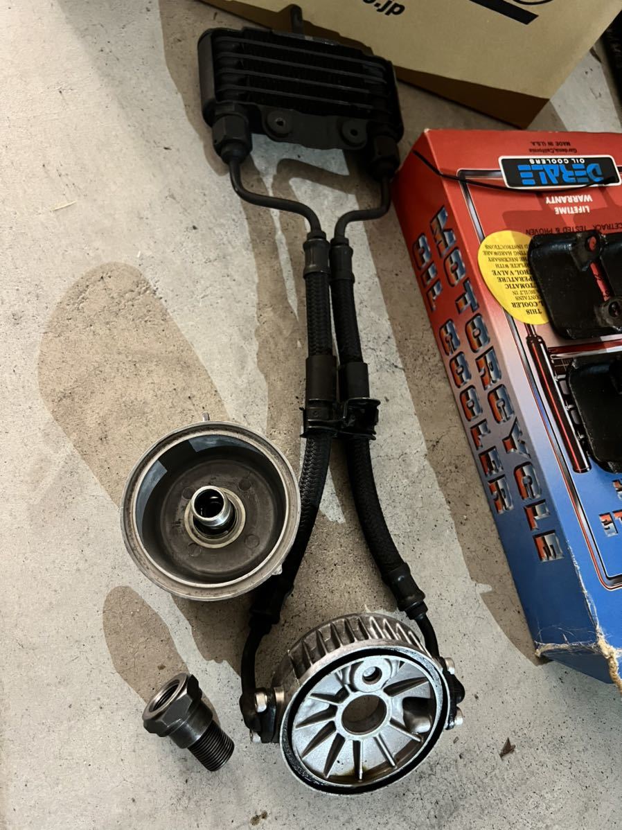 xj400 xj550 xj650 純正opオイルクーラー 当時物 xj400 xj550 xj650 純正opオイルクーラー 当時物
