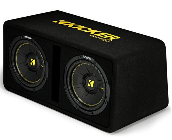 ■USA Audio■新型キッカーKicker CompCシリーズ25cmデュアル純正BOX 44DCWC102, Max.1200W ●税込_画像1