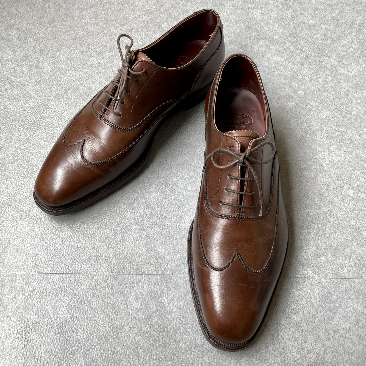 ◇美品 Crockett & Jones Mayfair 8.5E 備品付-