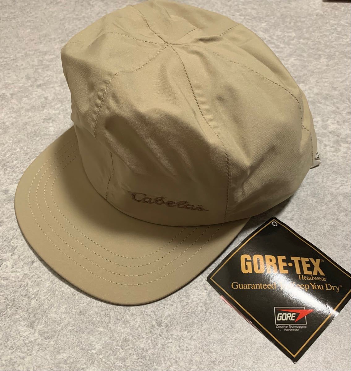 カベラス 00s アメリカ製 ゴアテックス キャップ ベージュ グリーン / 帽子 ヴィンテージ Cabelas
