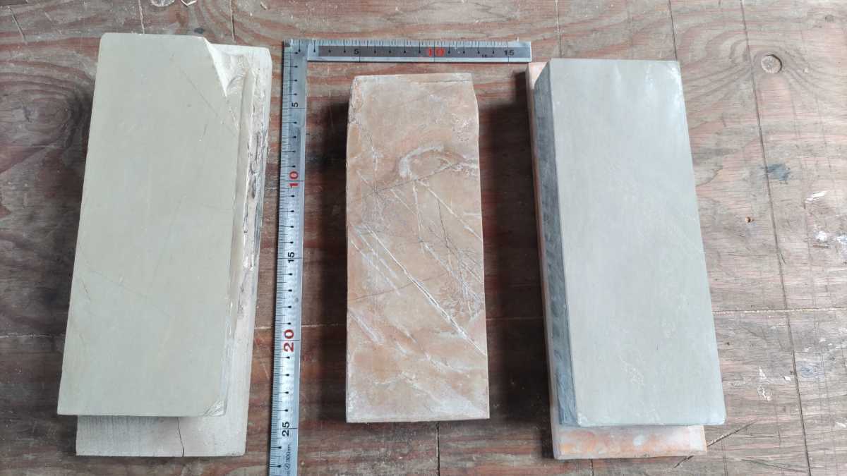 天然砥石 砥石3個 使用品 parkingmladenovac.rs