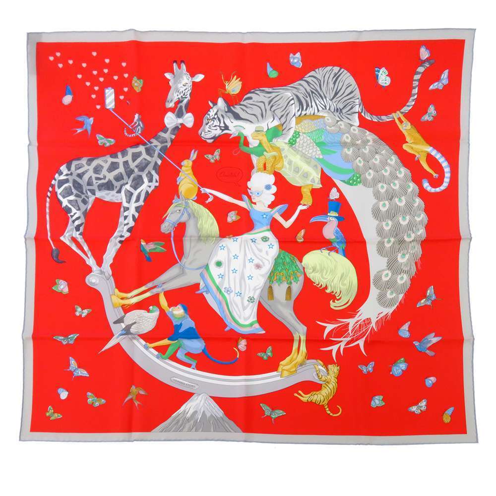 累計販売2万枚突破! スカーフ EQUATEUR HERMES カレ90 Hermes LES