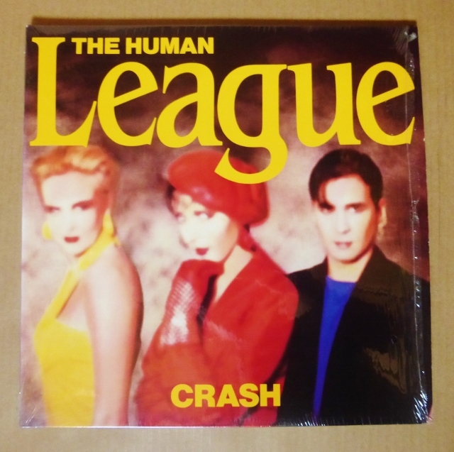 THE HUMAN LEAGUE「CRASH」米ORIG [半透明盤] シュリンク美品_画像1