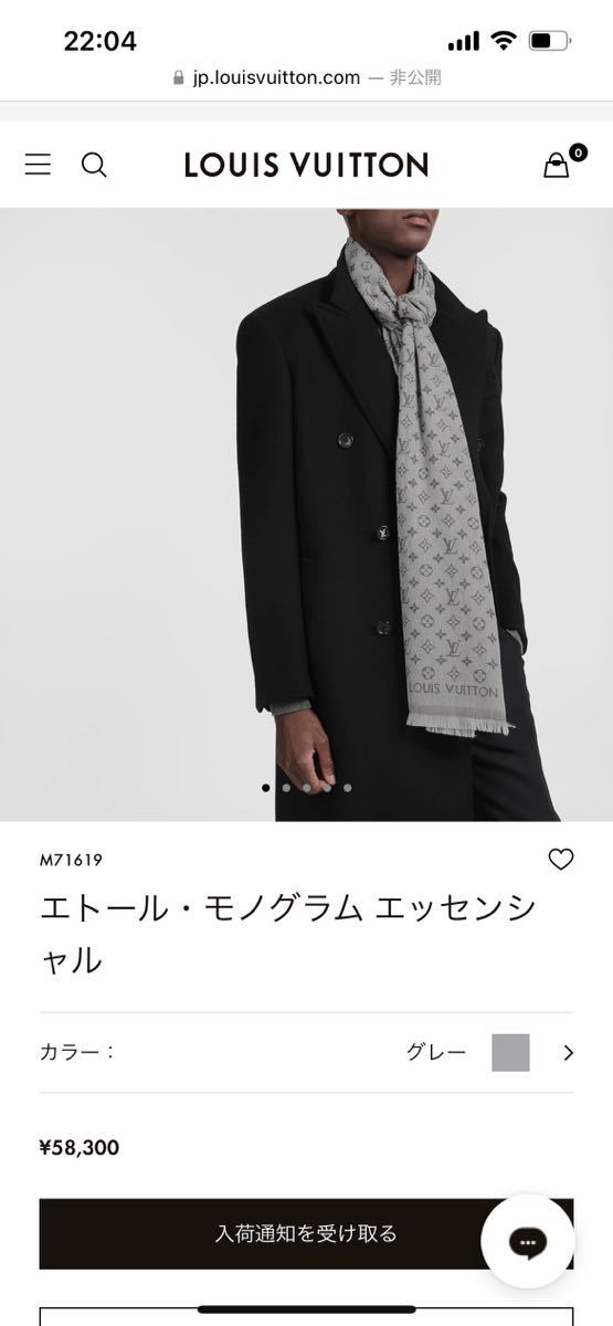 未使用品 ルイヴィトン LOUIS VUITTON M71619 エトールモノグラム