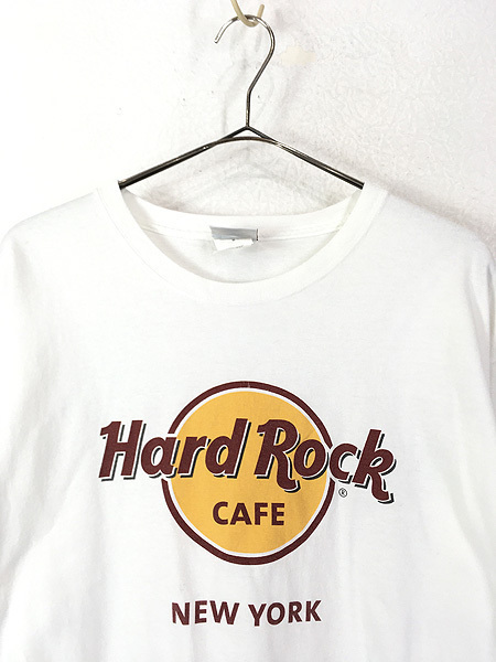 古着 Hard Rock Cafe 「NEW YORK」 ハードロック Tシャツ XL 古着_画像2
