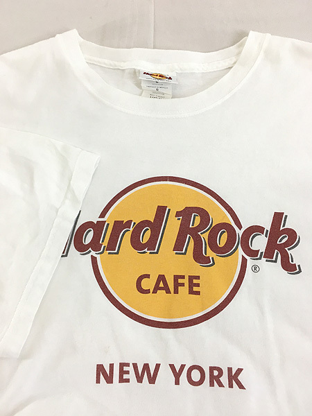 古着 Hard Rock Cafe 「NEW YORK」 ハードロック Tシャツ XL 古着_画像4