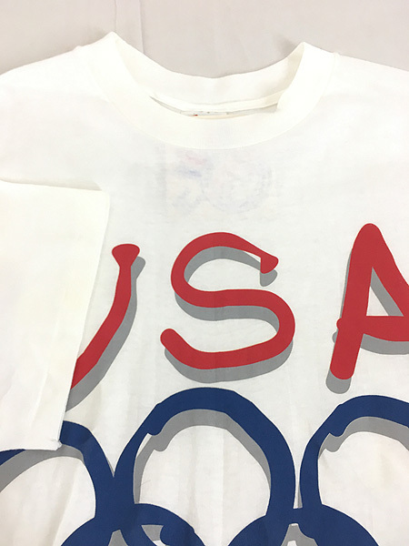 「Deadstock」 古着 90s USA製 五輪 オリンピック オフィシャル Tシャツ XL 古着_画像4