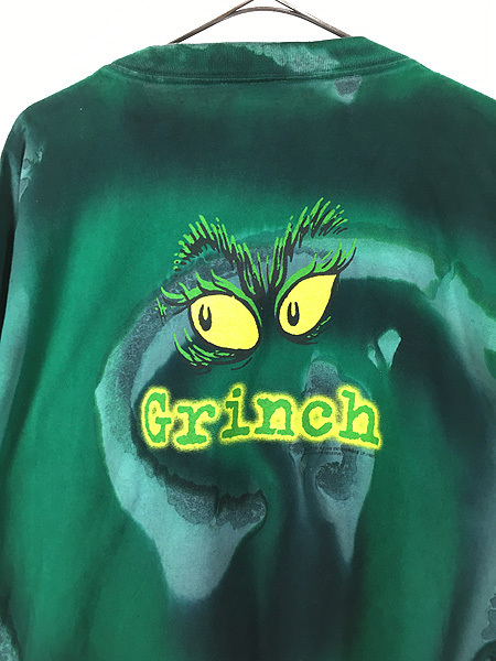 古着 90s USA製 Dr Seuss GRINCH グリンチ オールド ムービー タイダイ