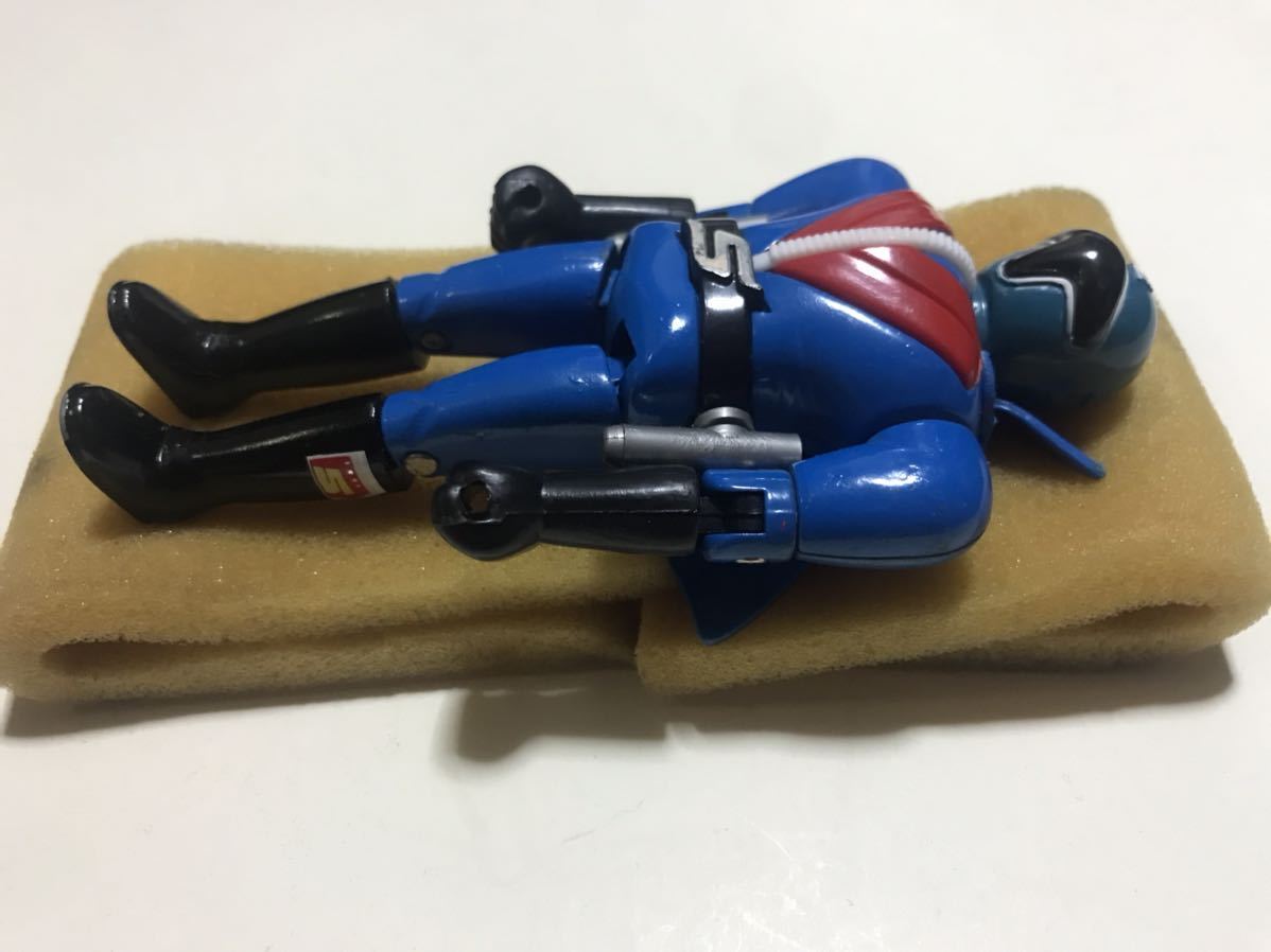 ポピー 秘密戦隊ゴレンジャー アオレンジャー2期超合金 当時物 ポピー 秘密戦隊ゴレンジャー アオレンジャー2期超合金 当時物