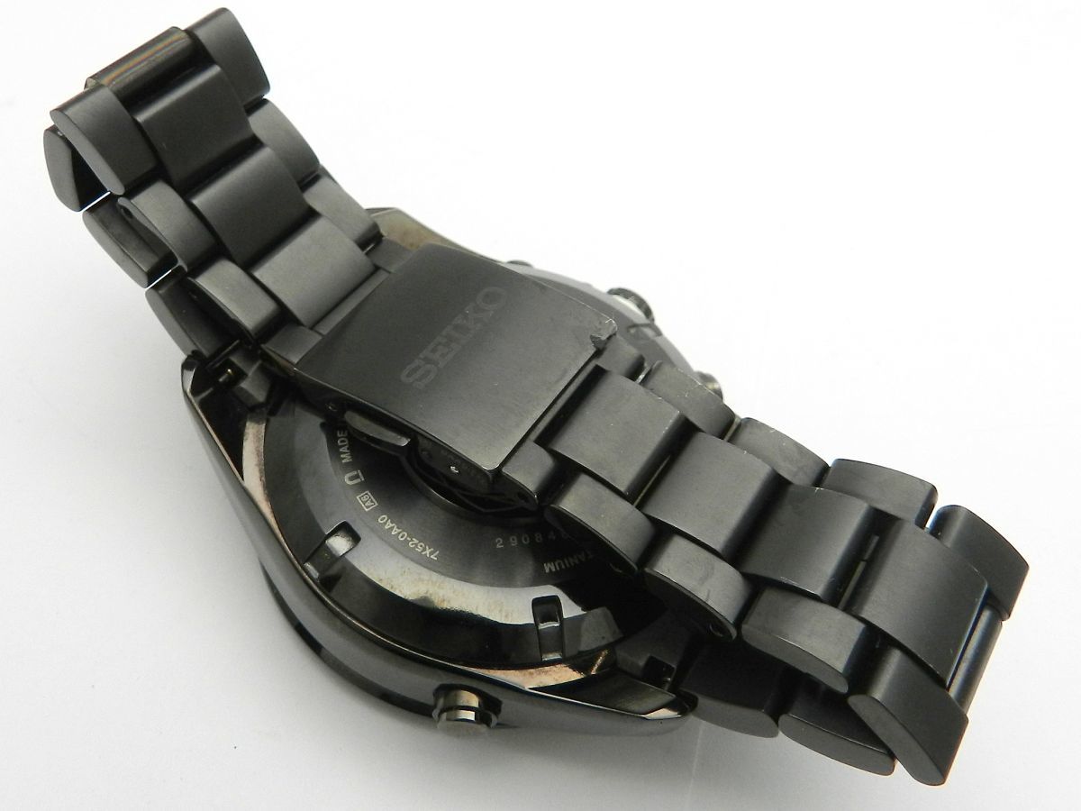 腕時計 7X52-0AA0 セラミック×チタン SEIKO セイコー Q234 アストロン ASTRON ソーラー 付属品有 SOLAR GPS  ブラック 1000円スタート - derbykhabar.com
