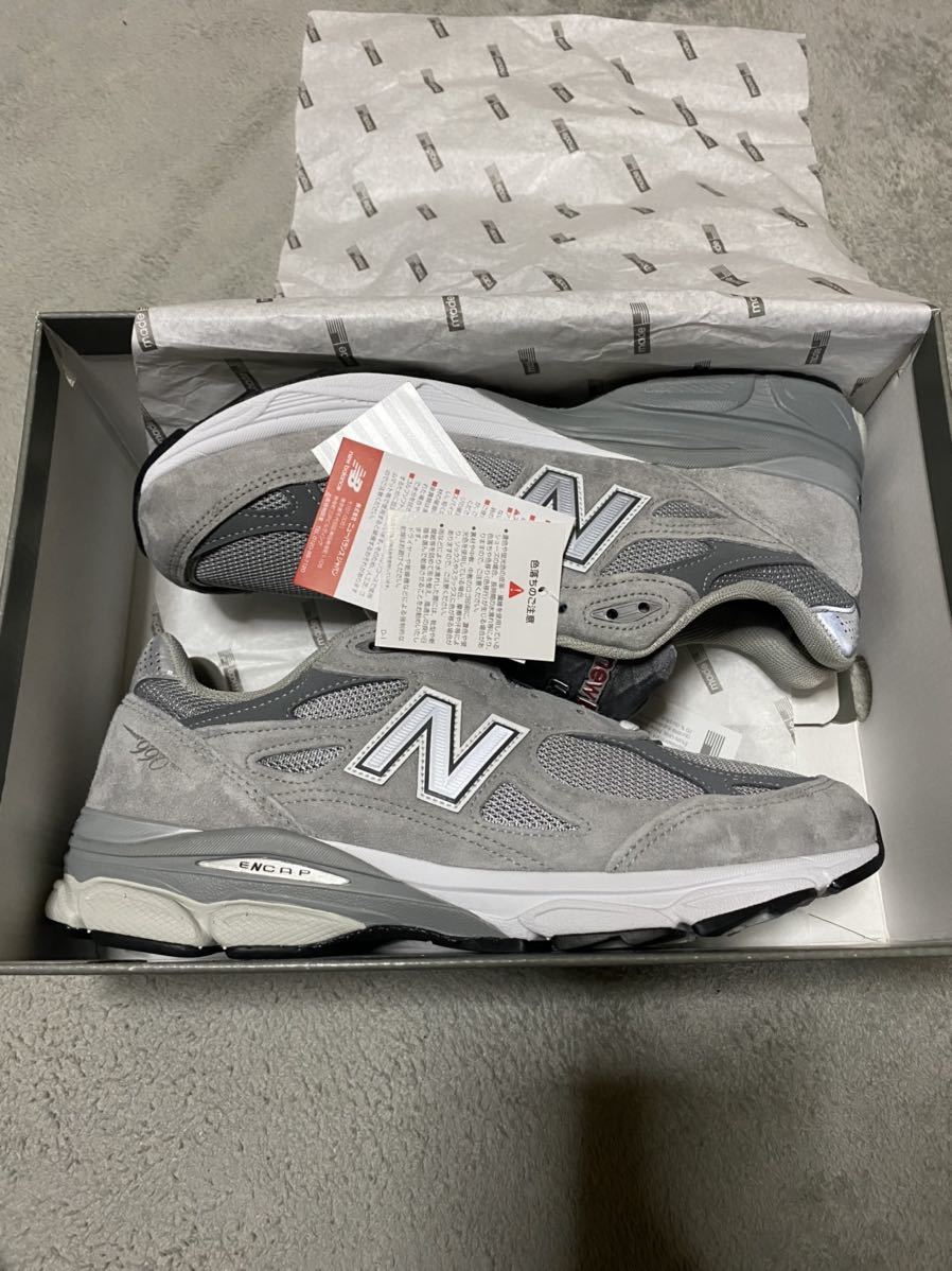 NEW BALANCE M990 GY3 V3 ニューバランス 28.5cm-