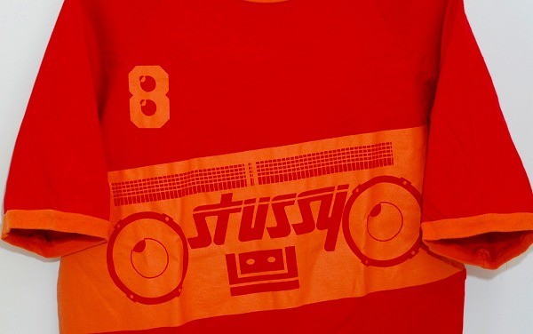 ☆【名作 90年代 紺タグ】90s USA製 STUSSY ステューシー 両面