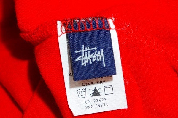 ☆【名作 90年代 紺タグ】90s USA製 STUSSY ステューシー 両面