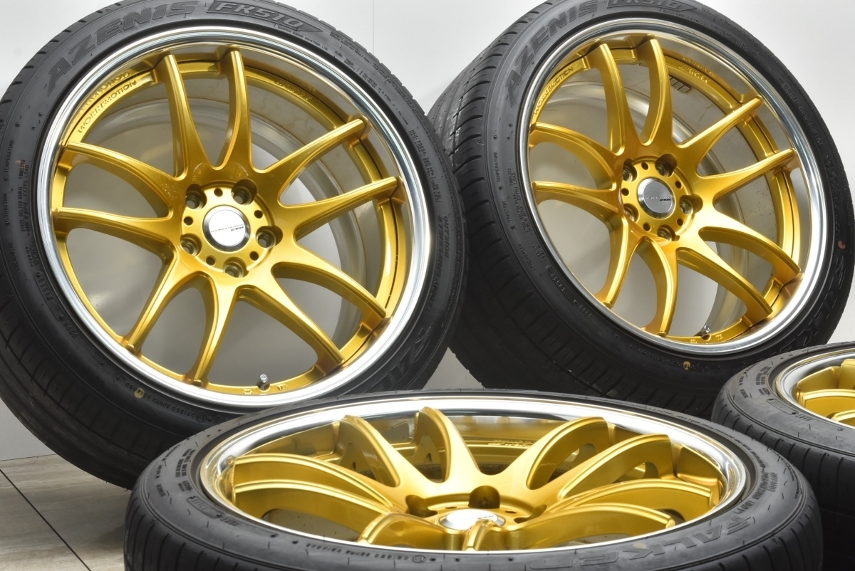 美品】WORK エモーション CR2P 19in 9J+39 10J+44 PCD114.3 4本セット