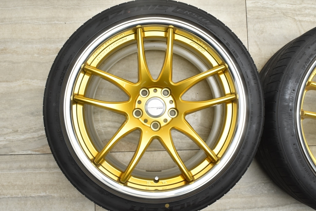 美品】WORK エモーション CR2P 19in 9J+39 10J+44 PCD114.3 4本セット