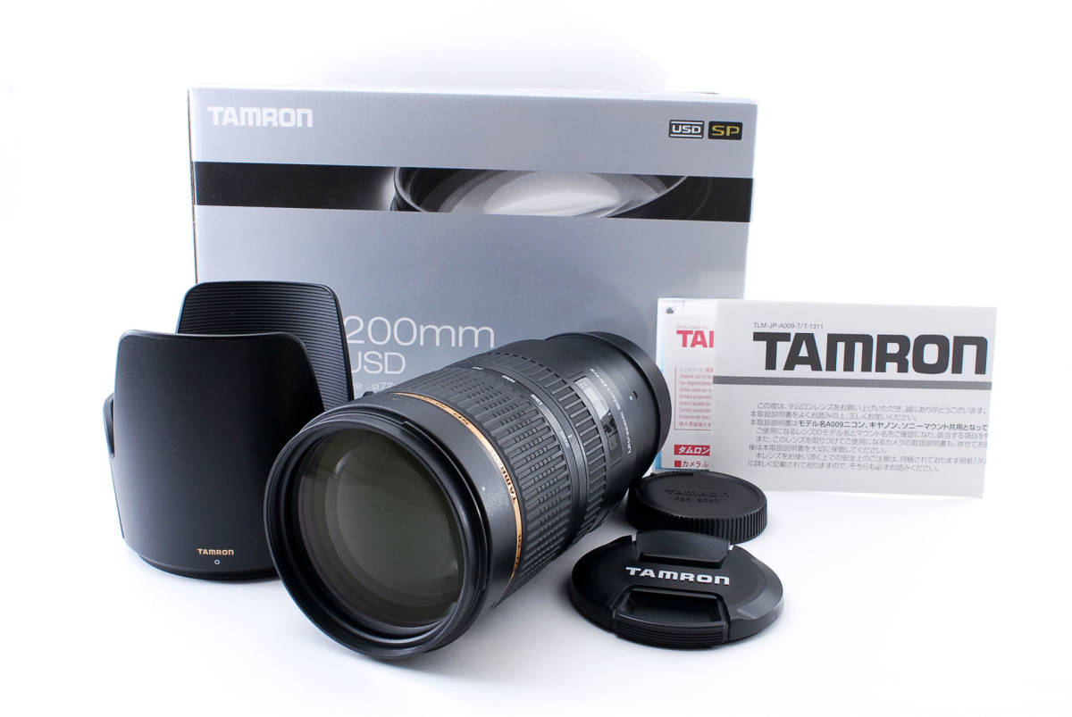 TAMRON SP 70-200mm F2.8 Di USD [IF] Model A009S ソニー SONY用 フルサイズ対応 元箱付き 極上美品級！_画像1