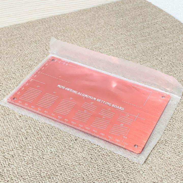 ミニ四駆 セッティングボード ルミセッティングボード レッド 赤 ミニ四駆 セッティングボード ルミセッティングボード レッド 赤