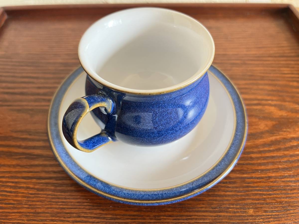 英ビンテージ　デンビー社　インペリアルブルー　カップ＄ソーサー　１客　/DENBY/295-５_画像4