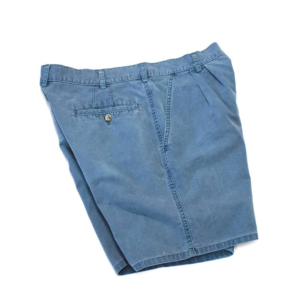 [34]fe-do голубой 90s Woolrich tuck хлопок шорты Woolrich pig men to большой товар окраска Vintage vintage 80s