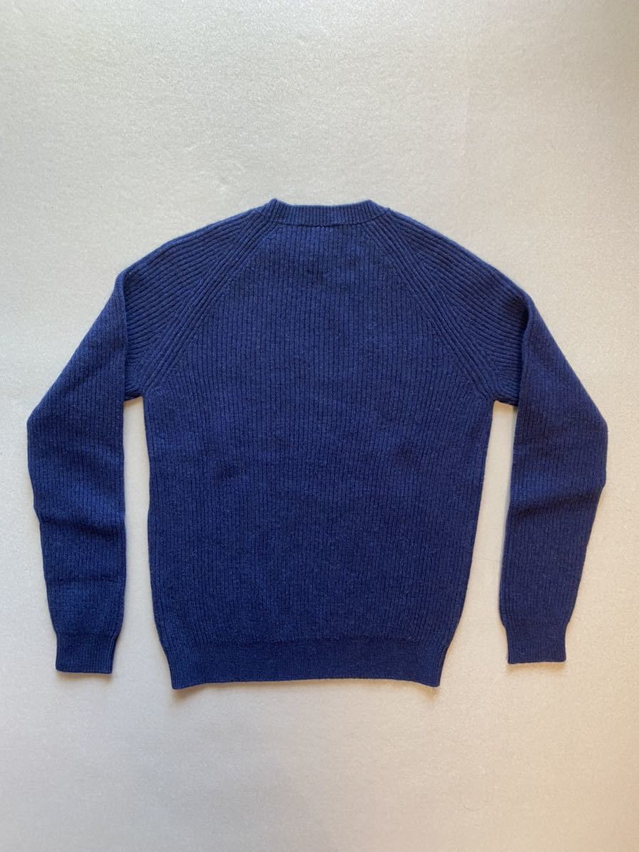 [ прекрасный товар чистка settled ]ZANONE The no-ne Италия производства средний мера свитер Италия производства elegant la gran темно-синий голубой 46