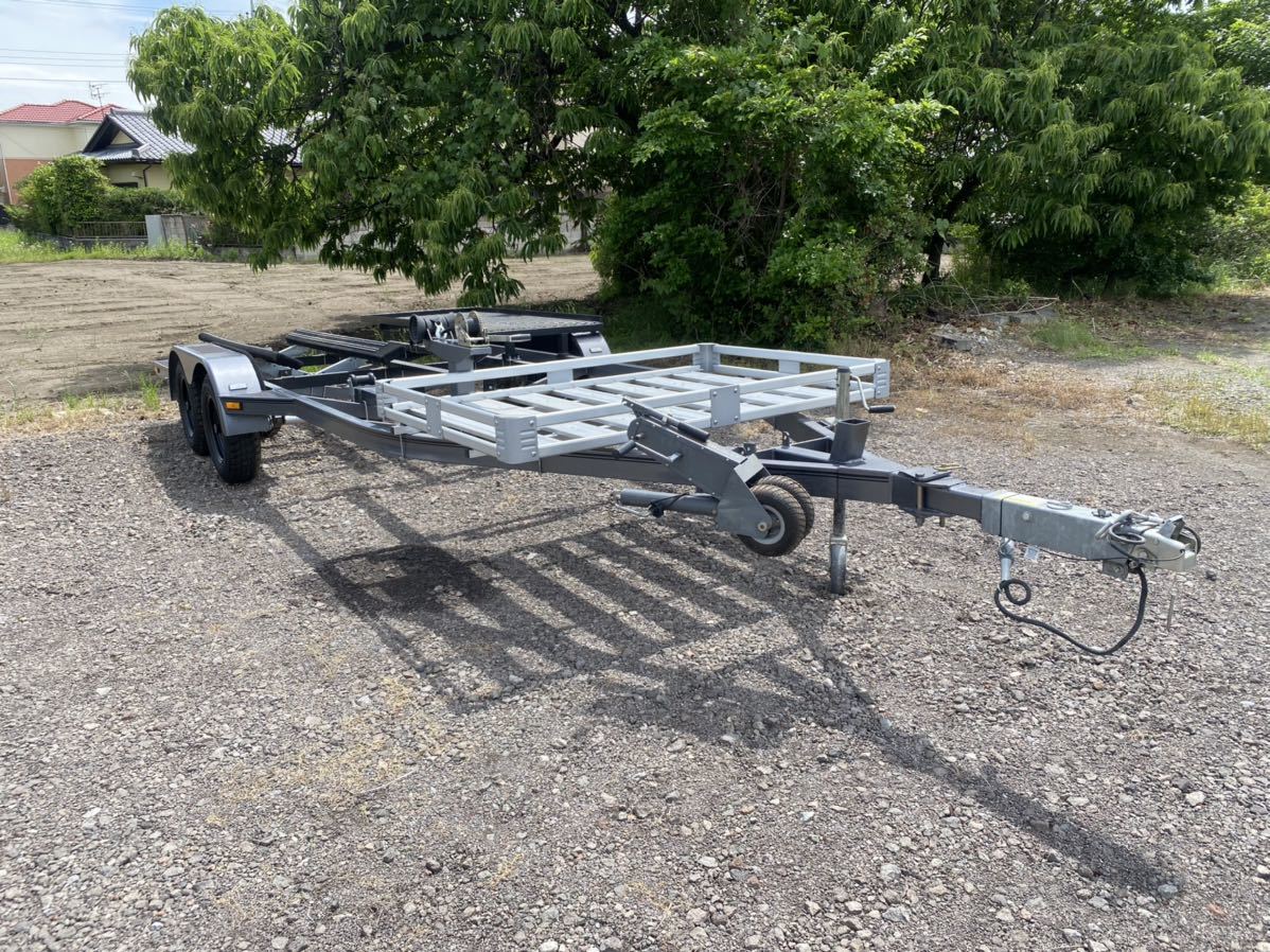 希少 2軸 ジェット用トレーラー 船、ボート 希少 2軸 ジェット用トレーラー 船、ボート