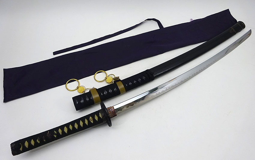 模造刀　全長約99cm　袋付　刀剣　日本刀 国産高級模造刀 美術刀 刀 刀剣