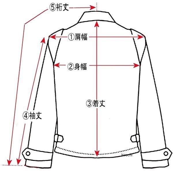 97414-22VM/022L ハーレー純正 新品 ナイロンジャケット 黒 2XLサイズ_画像3