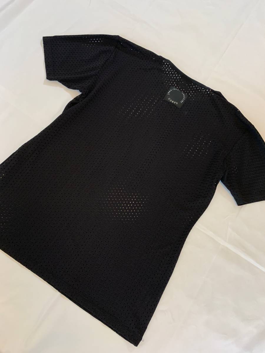 Jean Paul GAULTIER ジャンポール　ゴルチエ ゴルチェ　Tシャツ　カットソー　トップス　黒　black tops　伸縮性あり