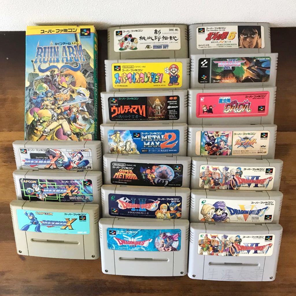 スーパーファミコンソフト ドラクエ ロックマン マリオ 新桃太郎 スーパーファミコンソフト ドラクエ ロックマン マリオ 新桃太郎