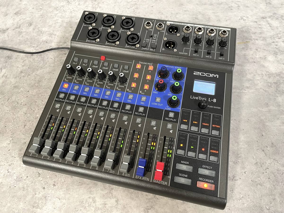 軽量+ストレッチ性+吸水速乾 【美品】zoom live trak L8 - 通販