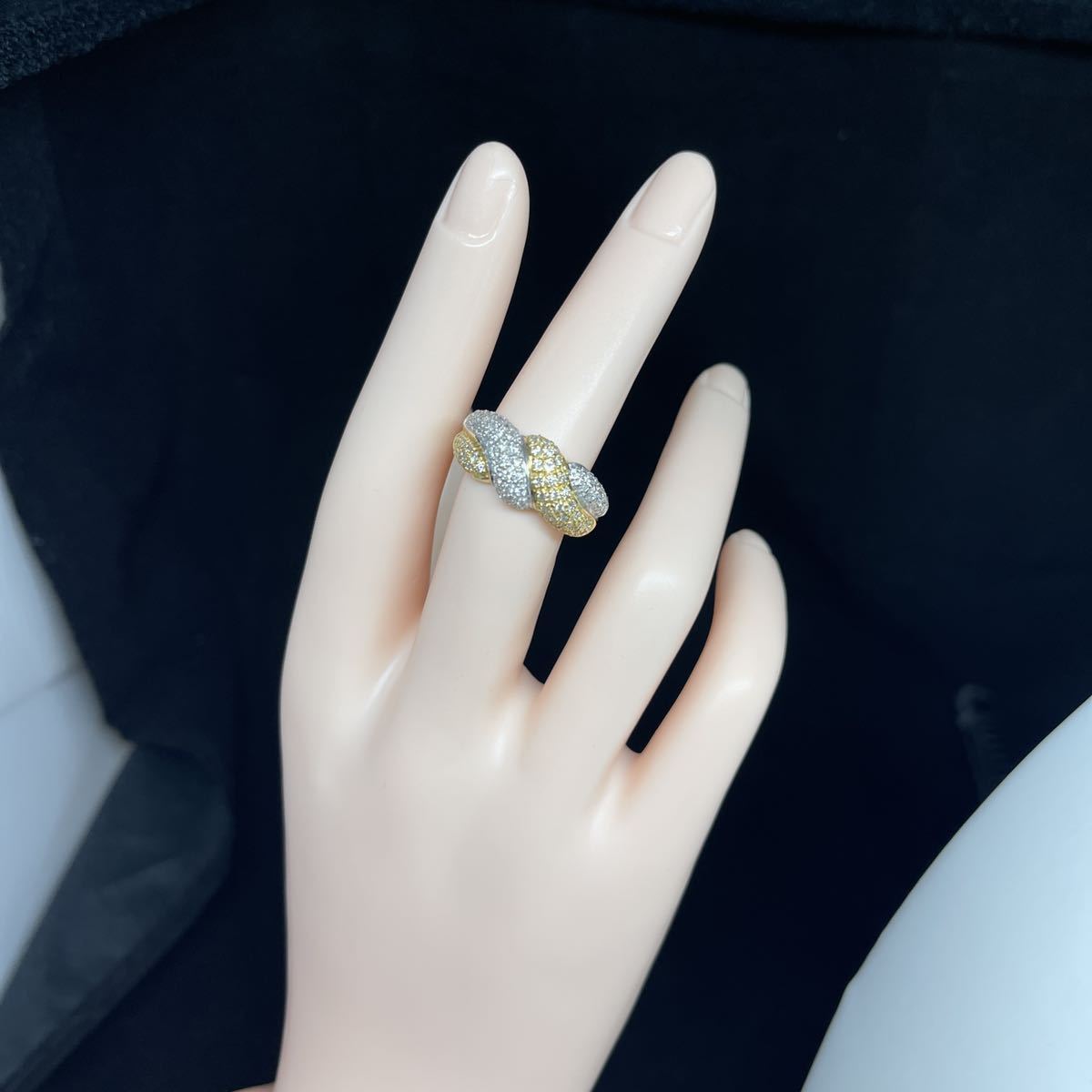18金 DIAMOND ダイヤモンドリング 1ct 1キャラット k18 リング 指輪