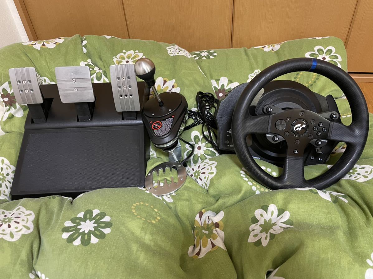 T300RS GT Edition Racing Wheel TH8A シフター ステアリングコントローラー ハンコン PS4 PS5 PC GT7 アセットコルサ
