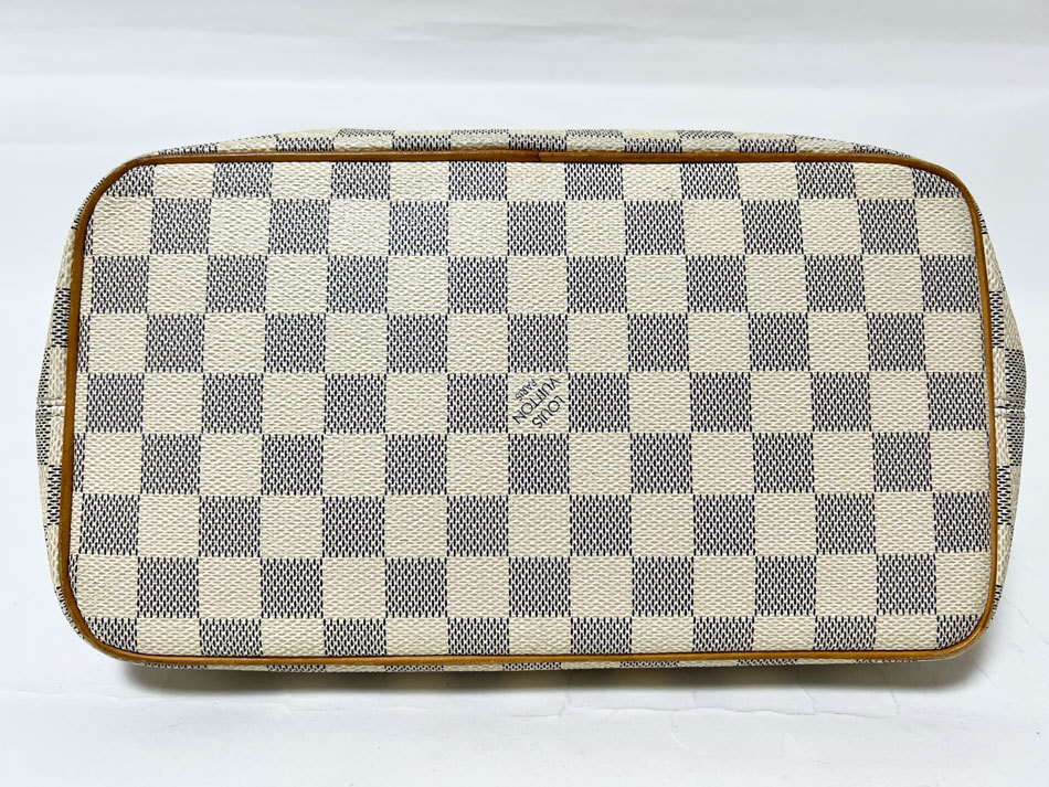 送料無料 LOUIS VUITTON ルイヴィトン ダミエ アズール サレヤPM ショルダーバッグ トートバッグ N51186 中古_画像3