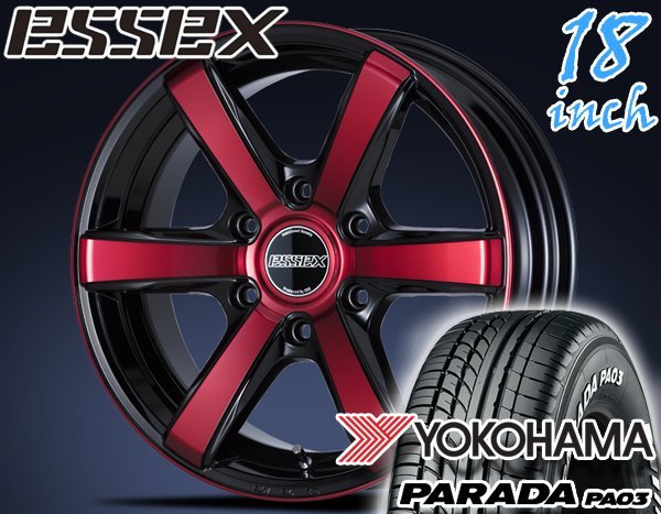最大68%オフ! ESSEX エセックス EC 18インチ 200系 ハイエース 新品