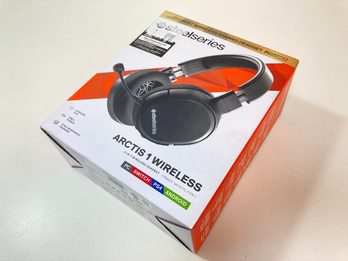 【送料無料/未使用品】SteelSeries ワイヤレス ゲーミングヘッドセット Arctis 1 Wireless PS5 Tempest 3D AudioTech対応 【ITD416D4A82A】