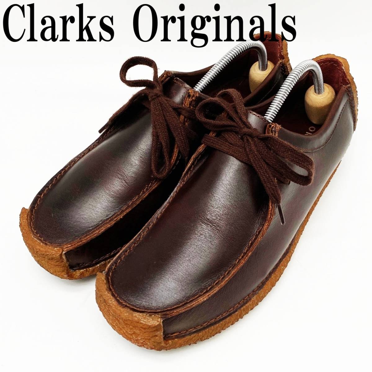 Clarks Originals クラークス オリジナルズ Natalie ナタリー 11826 UK7G 革靴 ダークブラウン メンズ_画像1