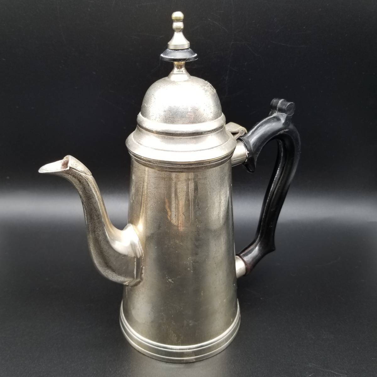 20世紀前半 英国 アンティーク シルバーメッキ コーヒーポット 銀メッキ ヴィクトリアスタイル 紅茶 ティーポット やかん