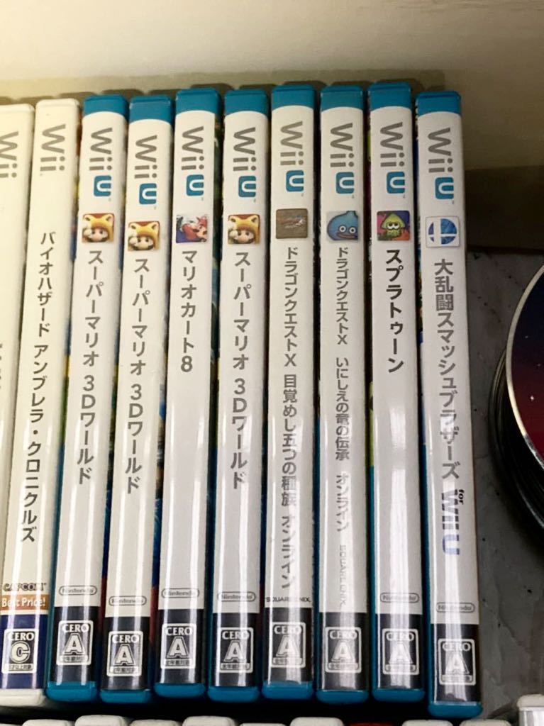 ZA-6☆WiiU/Wiiソフト まとめて175本セット！スプラトゥーン,マリオ