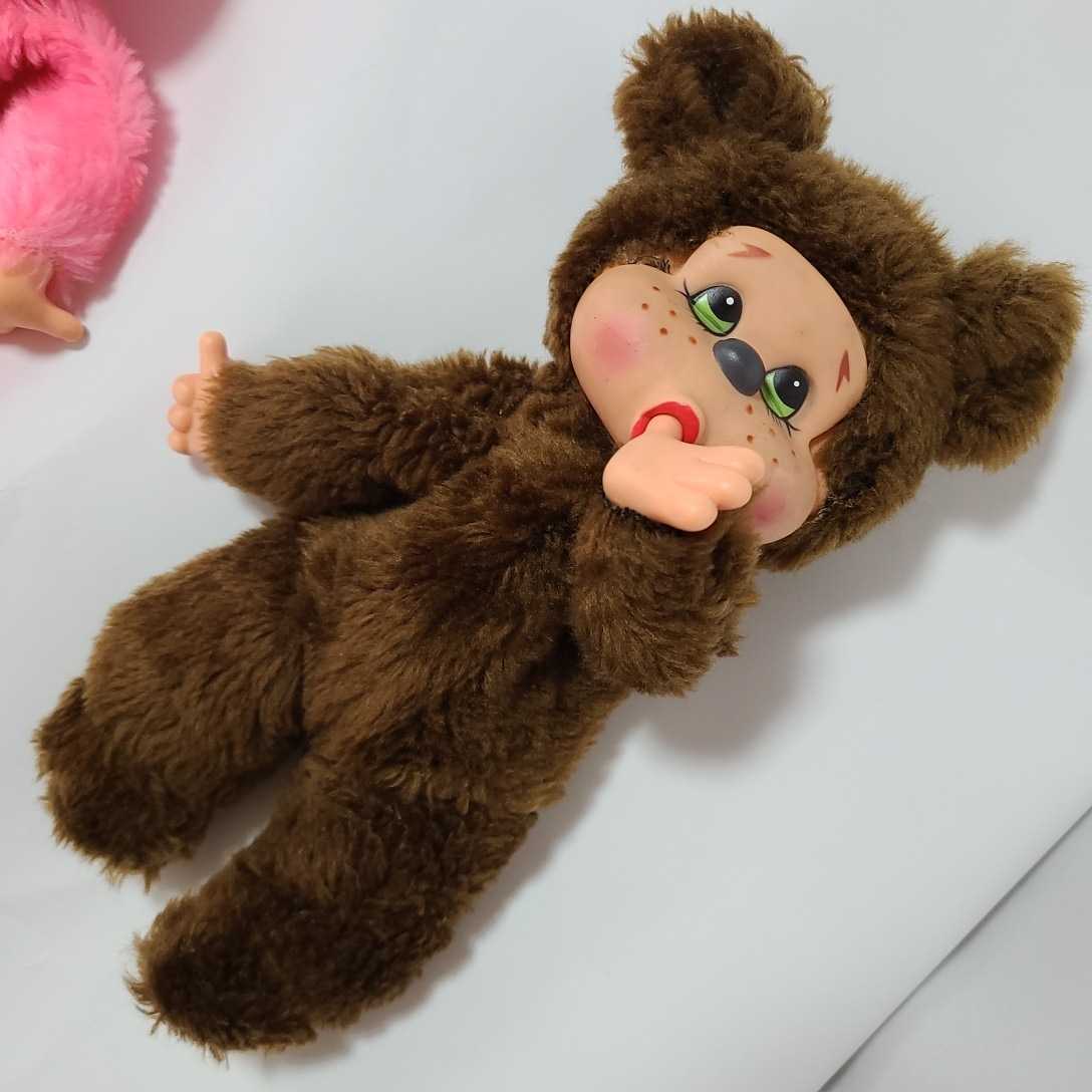 昭和レトロ 顔ソフビのくまぬいぐるみうさぎぬいぐるみ セキグチ 昭和レトロ 顔ソフビのくまぬいぐるみうさぎぬいぐるみ セキグチ