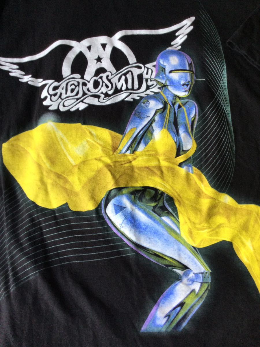 人気ブランドの 当時物 AEROSMITH 空山基Tシャツ ヴィンテージ サイズL エアロスミス asakusa.sub.jp