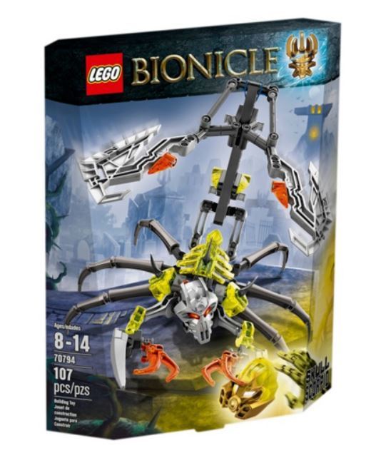 レゴ LEGO ☆ バイオニクル BIONICLE ☆ 70794 スカル・スコーピオ Skull Scorpio ☆ ダメージ箱 ☆ 新品・未開封 ☆ 2015年製品_画像1