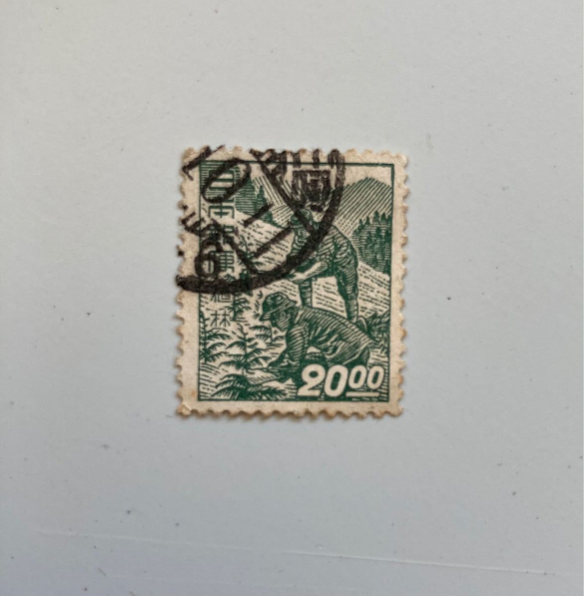 産業図案切手　2銭　3銭　6銭　20銭