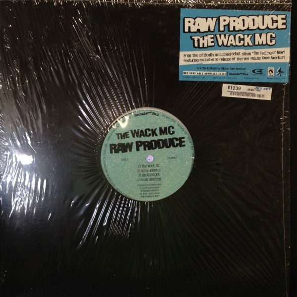 12inchレコード　RAW PRODUCE / THE WACK MC_画像1