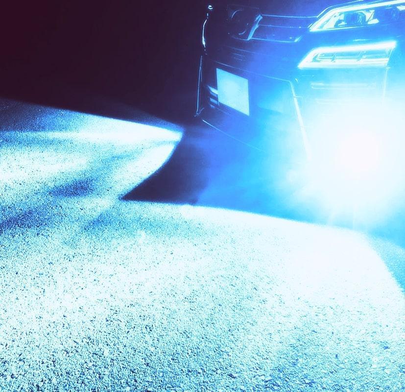 新発売❗️34000LM‼️フォグランプ　LED 青薔薇✨外車も対応　ブルー　H8