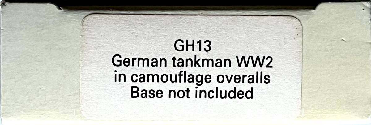 ■ Hornet ホーネット 【絶版】 1/35 ドイツ武装親衛隊 SS戦車兵 イタリア軍迷彩生地ツナギ着用　GH13_画像3